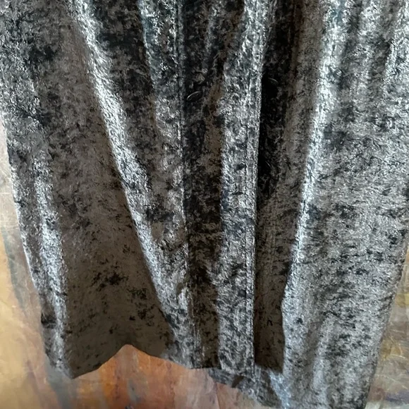 Free People Soho Crushed Velvet Duster Trench Jacket - Picture 7 of 11